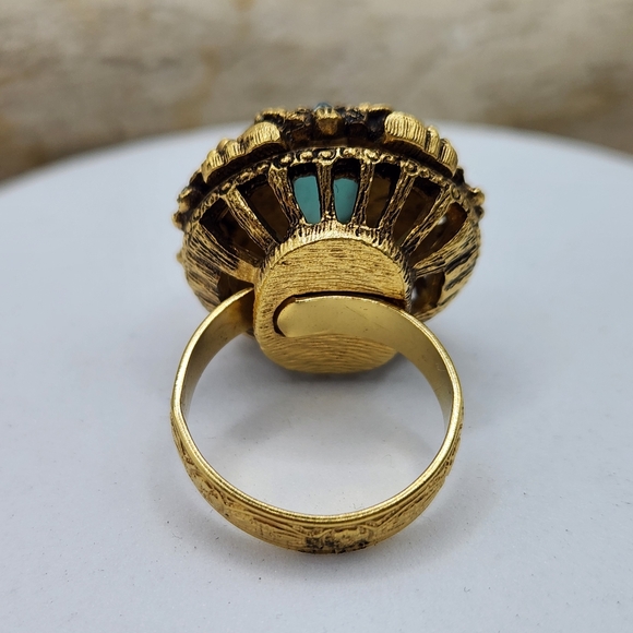 Sarah Cov 1971 "Czarina" Moonglow & Rhinestone Parure - Picture 8 of 13